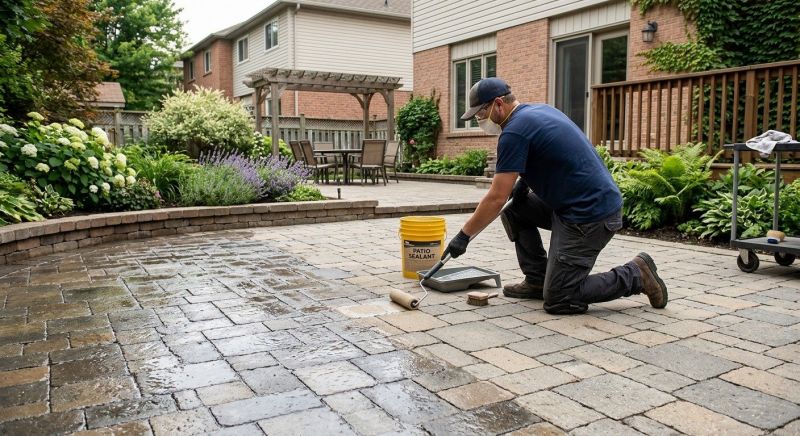 Porch Concrete Sealing in Bellevue, WA