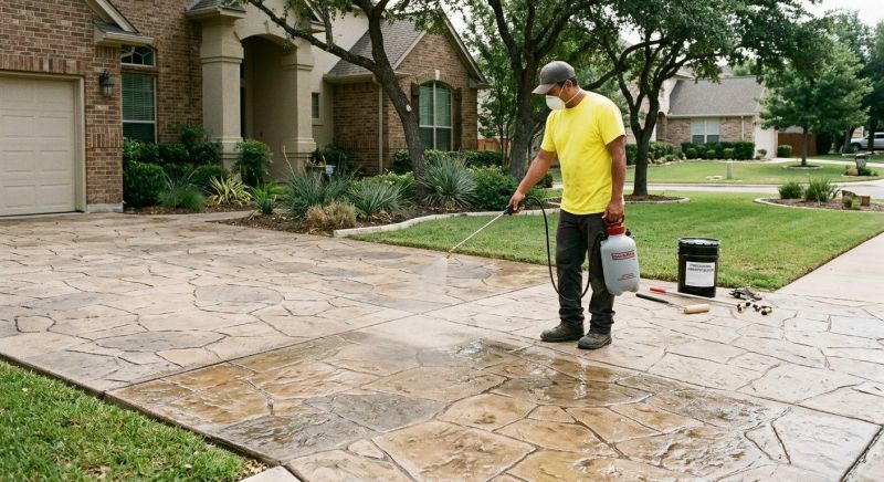 Porch Concrete Sealing in Gig Harbor, WA